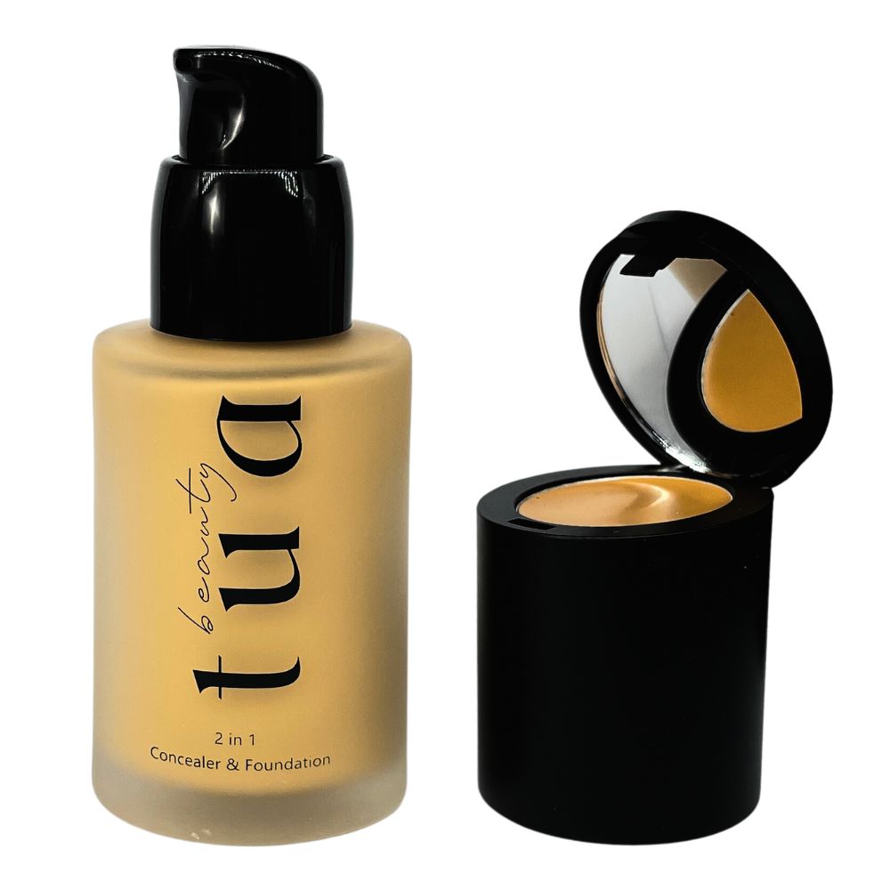 Corector cremă 2 în 1 și fond de ten lichid